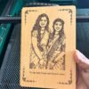 personalized wooden engraved diary & pen gift set