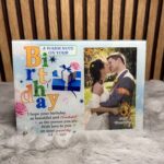Personalized Birthday Photo Frame with Message- Modakseja