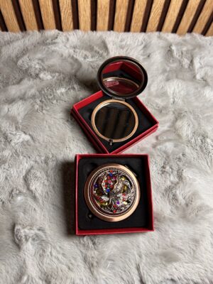 Antique Round Foldable Pocket Mirror - Modakseja