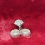 German Silver Peacock Kumkum Holder with beautiful peacock design and premium German silver finish- Modakseja