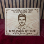 Rectangle Moulded Plaque – 8x6 Inch Premium Wooden Engraving Plaque