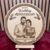 Round Moulded Engravable Plaque – 7.5x7.5 Inch Premium Wooden Plaque