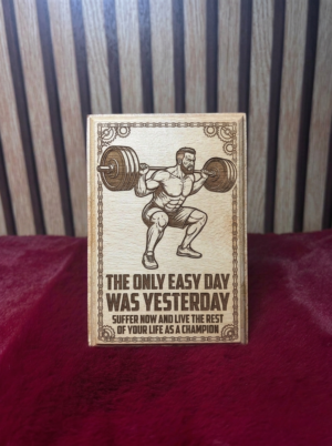 Rectangle Moulded Plaque – 4x6 Inch Premium Wooden Engraving Plaque