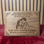 Rectangle Moulded Plaque – 10x6 Inch Premium Wooden Engraving Plaque