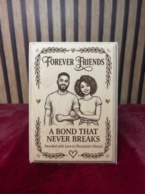 Rectangle Moulded Plaque – 5x7 Inch Premium Wooden Engraving Plaque