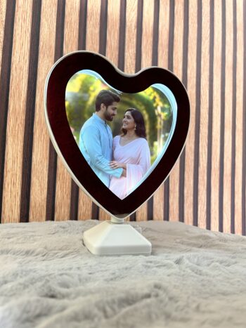 Customized Heart Shape Magic Mirror with Your Photo