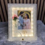 Personalized LED Photo Frame with Crystal Border - Modakseja