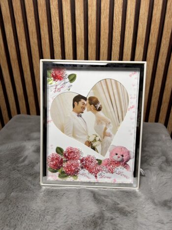 Personalized Hearts and Flowers Photo Frame - Modakseja