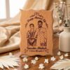 Zigzag Engravable Plaque – Premium Wooden Personalized Plaque