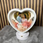 White Heart LED Frame with personalized photo - Modakseja